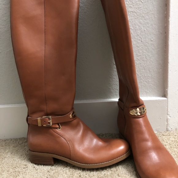 Michael Kors brown leather boots - Picture 5 of 8